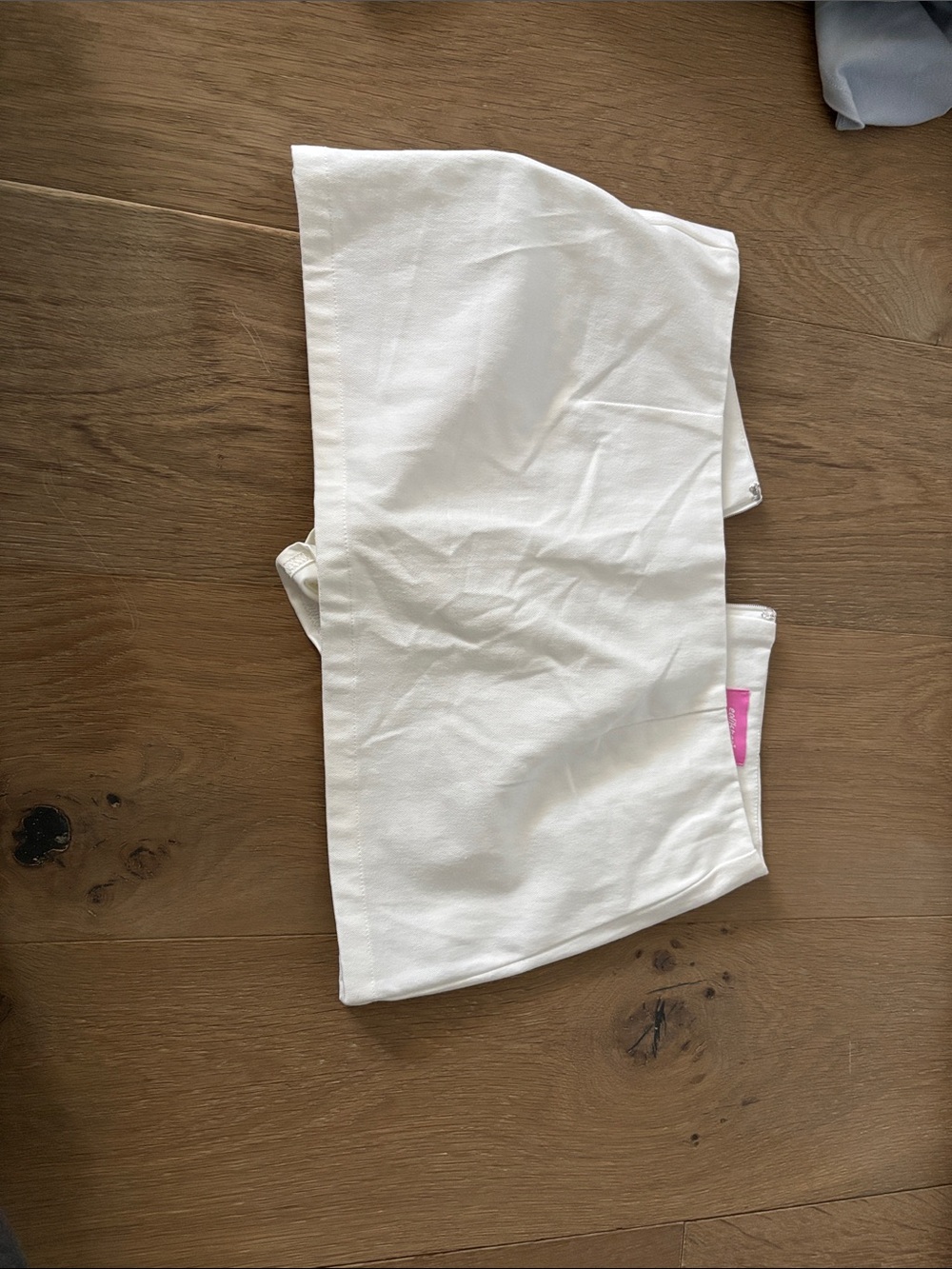 White Linen Skort